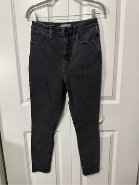 Madewell High-Rise Black Slim Jeans